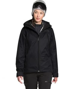 The North Face TNF Women's Clementine Triclimate Jacket Grey Heather Women's Apparel