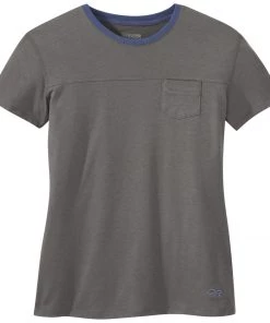 Women's Apparel Outdoor Research Women's Axis S/S Tee Pewter S