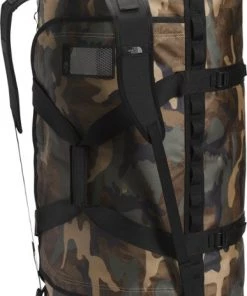 Women's Apparel The North Face Base Camp Duffel XL Kelp Tan TNF Camo Print/TNF Black OS