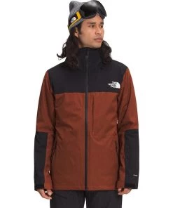 The North Face TNF Men's Thermoball Eco Snow Triclaimate Jacket Brandy Brown