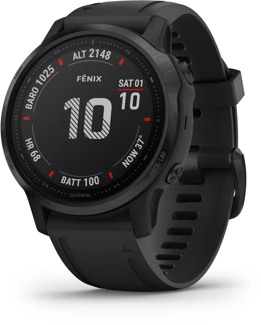 Garmin Fenix 6S Pro Mulitsport GPS Watch Black/Black 1 Garmin Fenix 6S Pro Mulitsport GPS Watch Black/Black