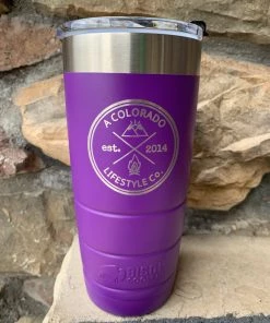 A Colorado Lifestyle Co. Colorado Lifestyle Vacuum Insulated Stainless Steel Tumbler 22oz Hydration