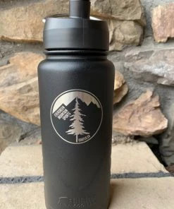 Evergreen Mountain Sports Hydration EMS Vacuum Insulated Stainless Steel Water Bottle | 22oz