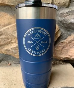 A Colorado Lifestyle Co. Colorado Lifestyle Vacuum Insulated Stainless Steel Tumbler 22oz Hydration