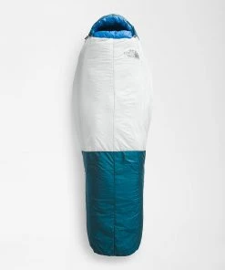 Women's Apparel The North Face Sleeping Bag Cat's Meow Eco Banff Blue/Tin Grey REG Right Hand