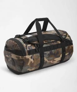 The North Face Base Camp Duffel L Kelp Tan TNF Camo Print/TNF Black OS