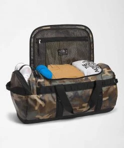 The North Face Base Camp Duffel L Kelp Tan TNF Camo Print/TNF Black OS