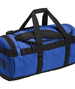 Women's Apparel The North Face Base Camp Duffel M Banff Blue/TNF Black OS