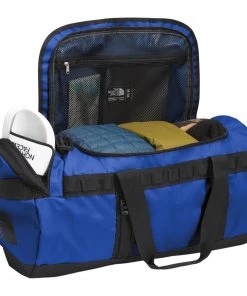 Women's Apparel The North Face Base Camp Duffel M Banff Blue/TNF Black OS