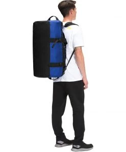 Women's Apparel The North Face Base Camp Duffel M Banff Blue/TNF Black OS