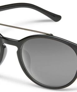 Suncloud Belmont Sunglass: Black/Polarized Gray Polarized Lens