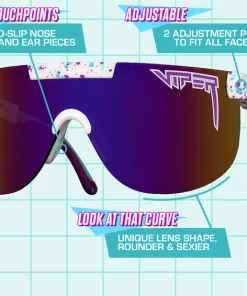 Accesories Pit Viper The Elliptical The JetskiNon-PolarizedMirror, Non-PolarizedWhite