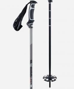 K2 LOCK JAW ALU-EVA SKI POLE GUNMETAL ADJUSTABLE Backcountry / Alpine Touring