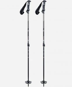 K2 LOCK JAW ALU-EVA SKI POLE GUNMETAL ADJUSTABLE Backcountry / Alpine Touring
