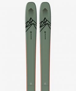 Salomon QST 106 Skis 20/21 Oil Green/Orange