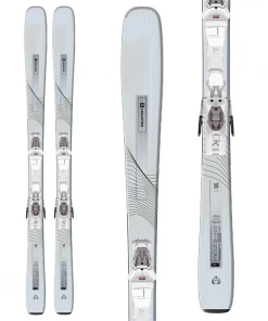 Skis Salomon Stance 80 Women's Ski W/ Binding Bl/Wh 140